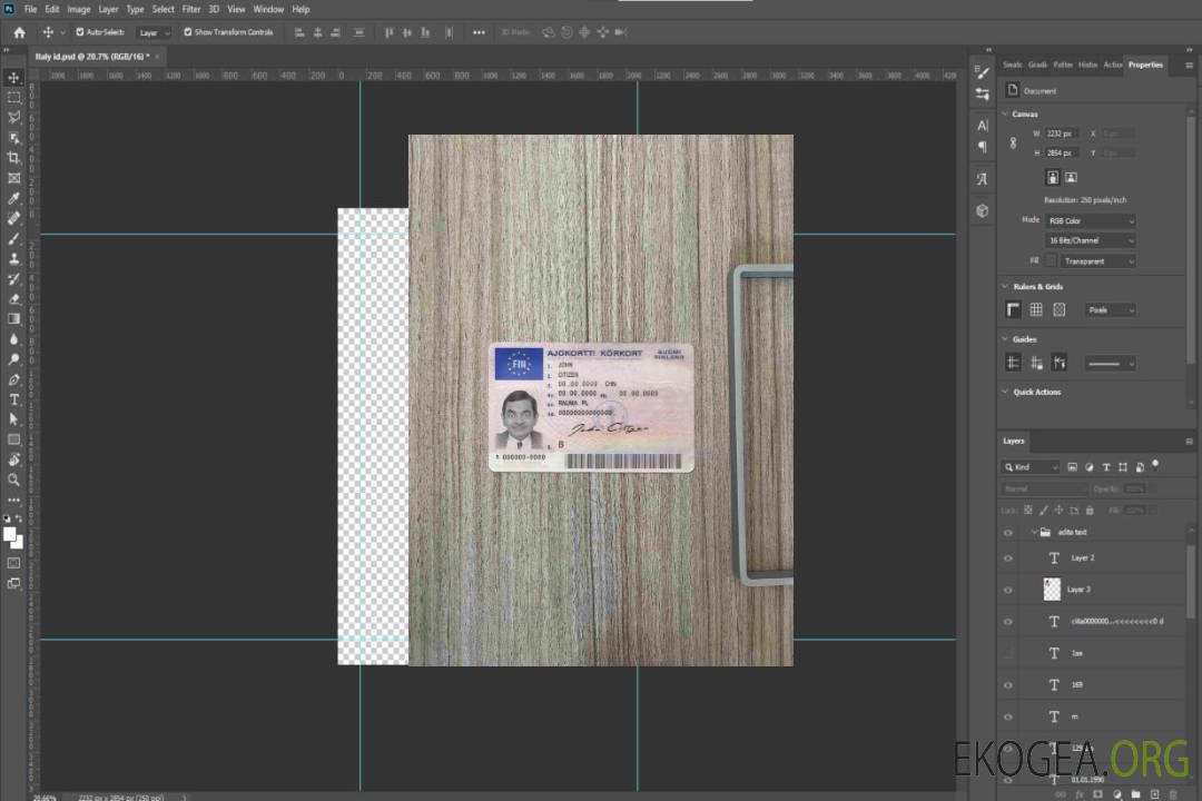 Finlande DL photolook AVANT template